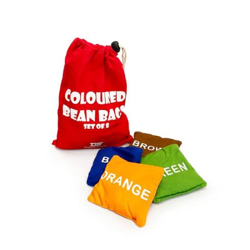 Dawson Sports Coloured Bean Bags (Set of 8)