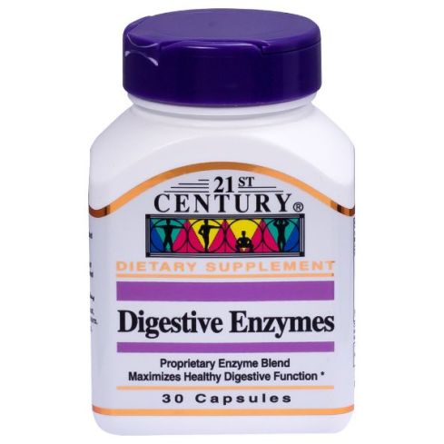 21st Century Digestive Enzymes 30 Capsules