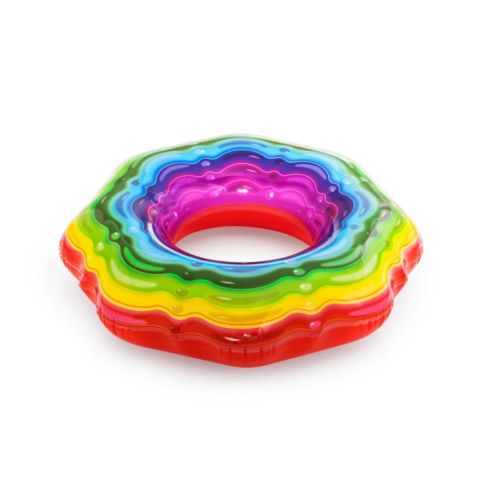 Bestway Swim Ring Rainbow Ribbon 115cm