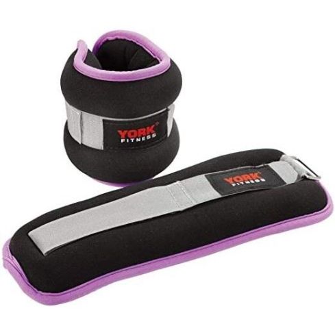 York Fitness Ankle Weights 2 X 1.0Kg