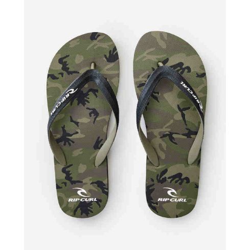 Rip Curl Men's Camouflage Open Toe Flip Flops