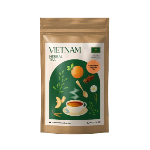 The Caphe Vietnam Cinnamon Orange Herbal Tea, 15 Sachets