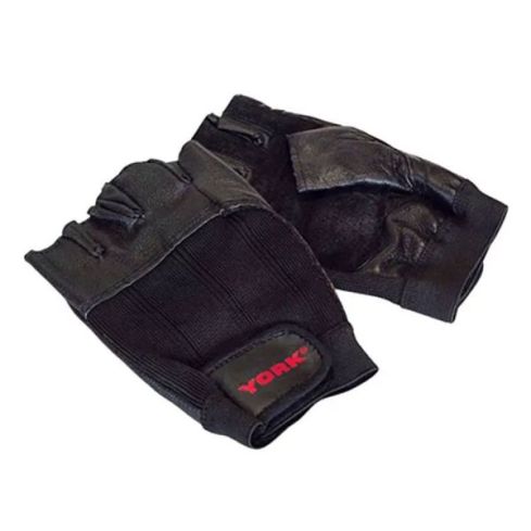 York Fitness Deluxe Workout Leather Gloves