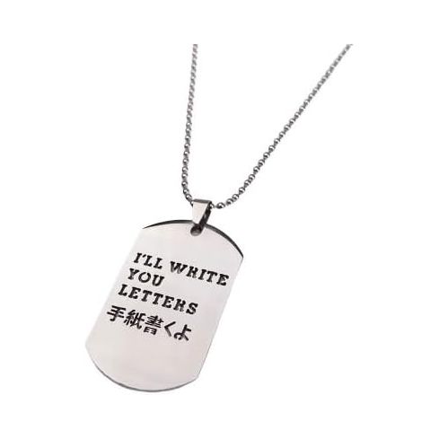 IWYL Id Tag In Silver Color Pendant-chain For Men