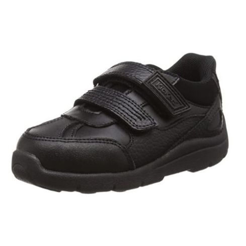Kickers Boys' Moakie Reflex Infant Low-Top Sneakers, Black