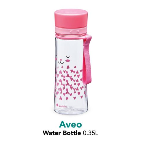Aladdin My First Aveo Bunny Water Bottle for Kids 0.35L Pink