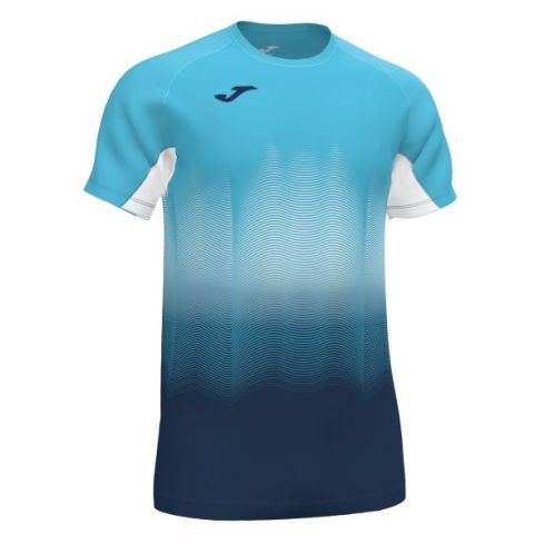 Joma Men's Elite Vii T - Shirt Fluor Turquoise Dark Navy