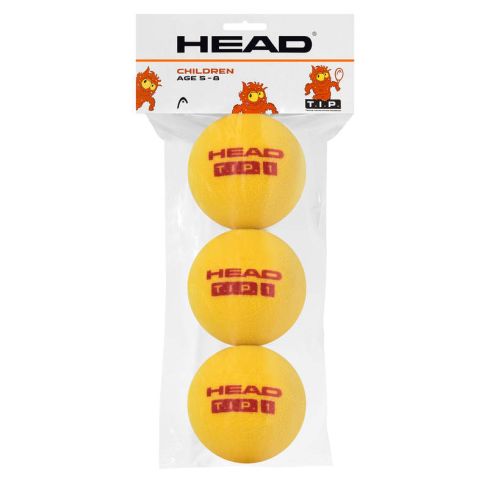 Head TIP Red Tennis Foam Balls - Pack Of 3 Balls