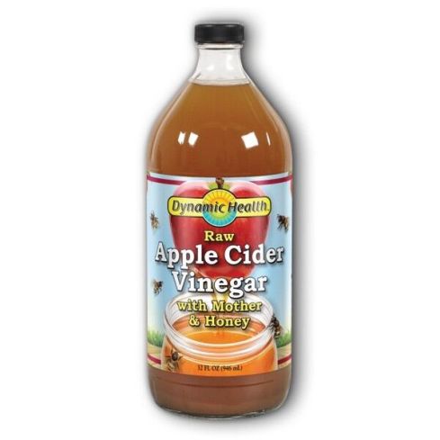 Dynamic Health Apple Cider Vinegar With Mother & Honey 16 Fl Oz.