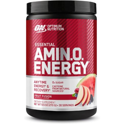 Optimum Nutrition (ON) Amino Energy - Pre Workout With Green Tea, Bcaa, Amino Acids, Keto Friendly, Green Coffee Extract, 0 Grams of Sugar, Anytime Energy Powder  270 G , 30 Servings