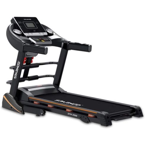 Sparnod Fitness STH-3500 (2 Hp Dc Motor) Multifunctional Complete Workout Home Treadmill - STH-3500