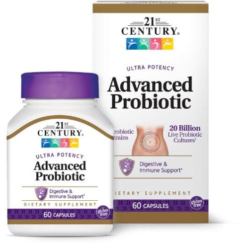 21st Century Advanced Probiotics 60 Capsules