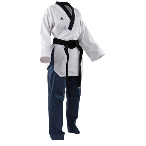 Adidas Poomsae Adult Female Taekwondo Uniform - White/L.Blue