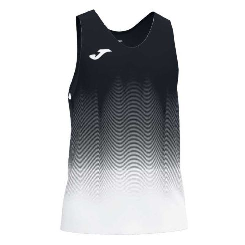 Joma Men's Elite VII Sleeveless T-Shirt Black - White - Gray 