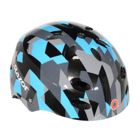 Razor Child Helmet Blue Geo V-17