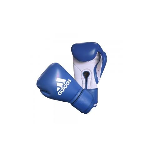 Adidas Glory Professional Boxing Glove With Strap - Blue/White