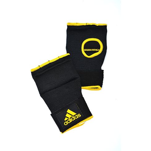 Adidas Super Inner Glove - Black/Yellow Trim