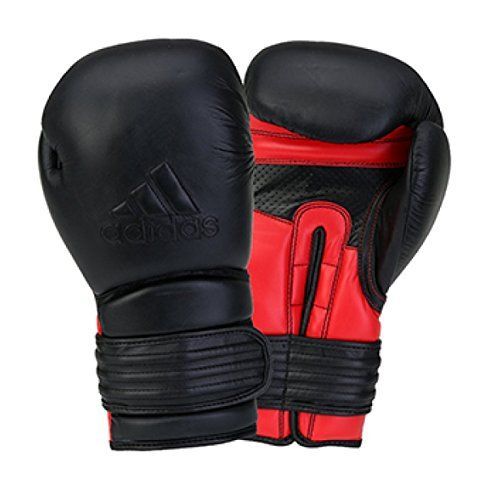 Adidas Power 300 Boxing Gloves - Black/Red