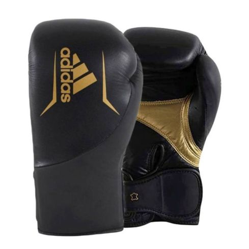 Adidas Speed 300 Boxing Gloves - Black/Gold
