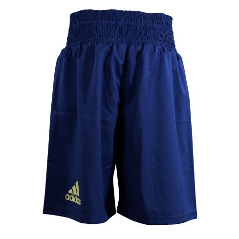 Adidas Multi Boxing Short - Dark Blue/Solar Yellow