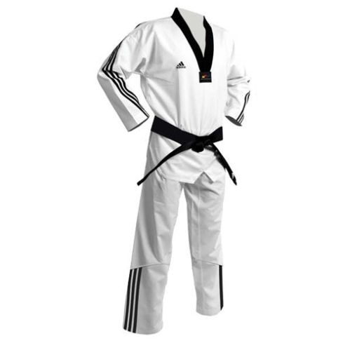 Adidas Adi Flex II 3 Taekwondo Uniform - White/Black