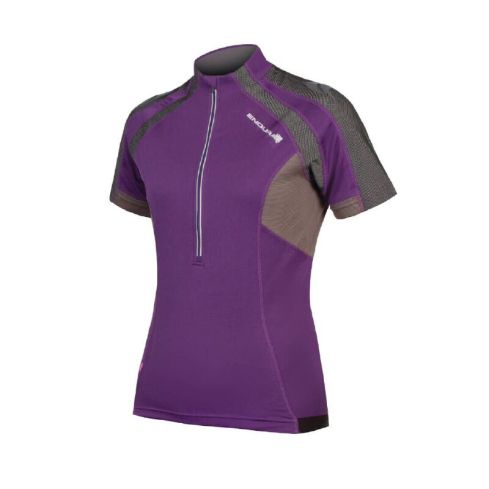 Endura Women's S/S Hummvee Cycling Jersey - Purple 