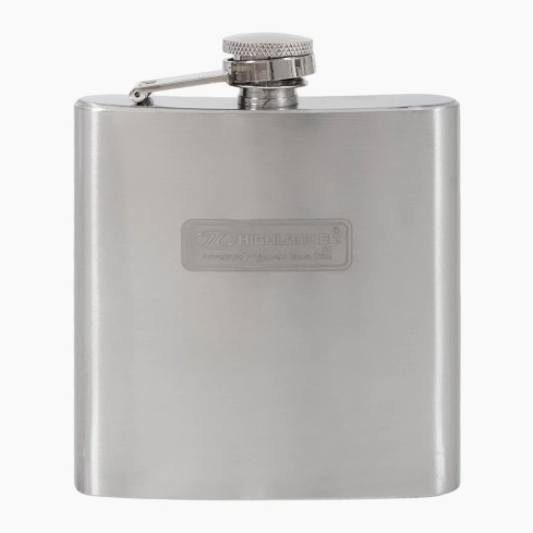 Highlander Steel Hip Flask, 170ml