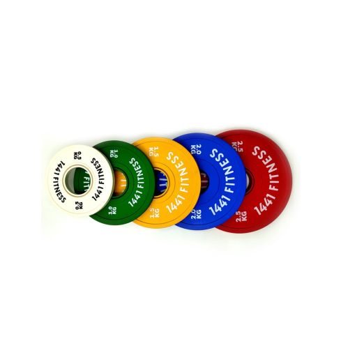 1441 Fitness Fractional Bumper Weight Plates - 0.5 Kg To 2.5 Kg (Sold As Per Piece)