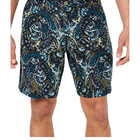 Tasso Elba's Island Men Linen Shorts Size 42