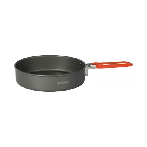 Vango Hard Anodised Frying Pan With Folding Handle, 19cm