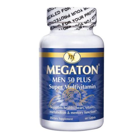 Natural Fervor Megaton Men 50 Plus Super Multivitamin 60 Tablets 