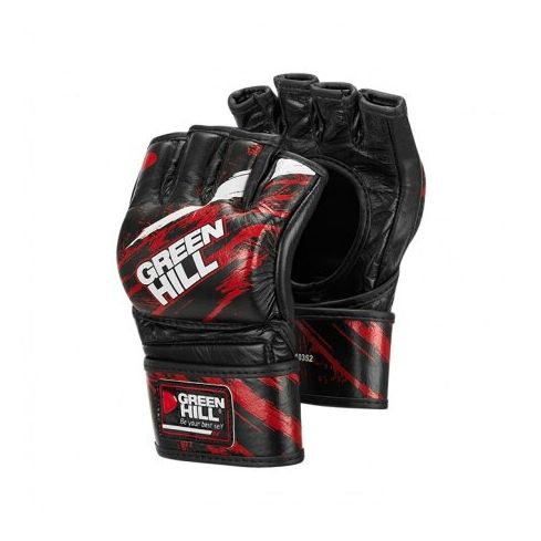 Green Hill Black MMA Gloves 
