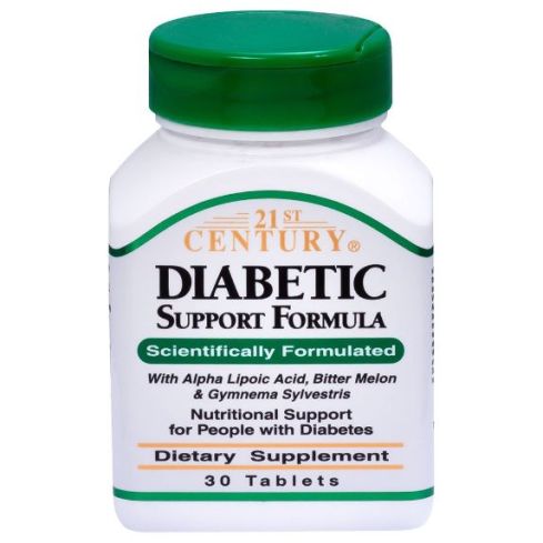 21st Century Diabetic Support Formula 30 Tablets