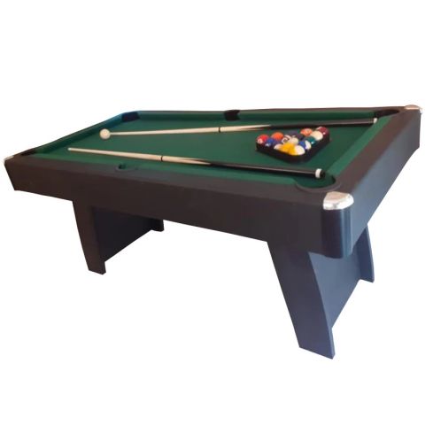 Marshal Brown Billiard Wood Body With Smooth Green Cloth 6ft