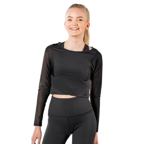 Workout Empire - Power Long Sleeve Cropped Top