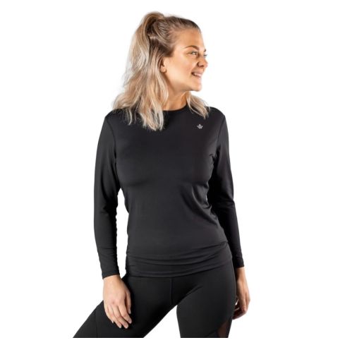 Workout Empire -Women's Imperial Longsleeve T-Shirt - Obsidian Black