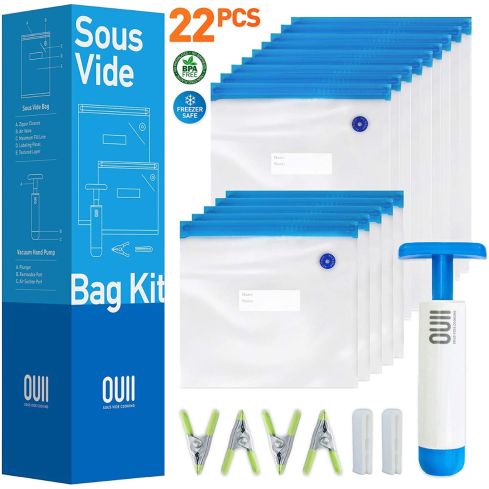 OUII Sous Vide Bags for Joule and Anova Cookers
