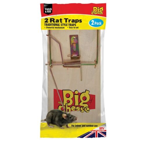 STV Wooden Rat Trap - Twinpack