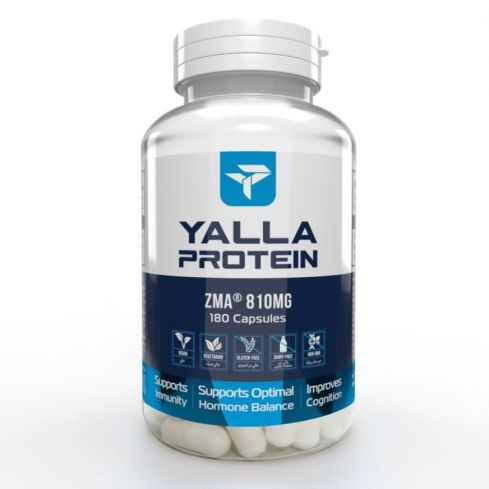 Yalla Protein ZMA Capsules - 180 Tablets