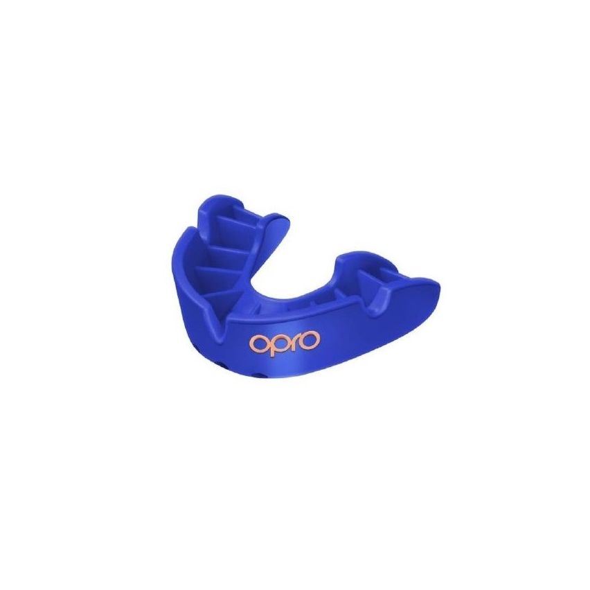Opro Mouthguard Self-Fit Gen4 Full Pack Bronze Adult - Blue