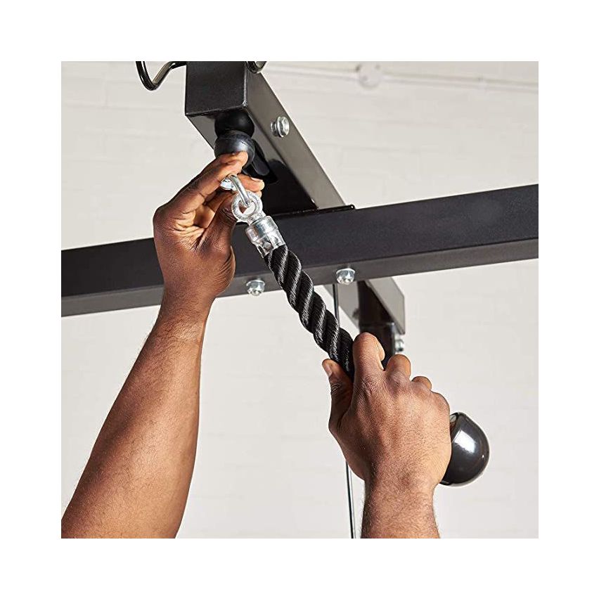 1441 Fitness Lat Attachment - Tricep Single Rope Abdominal Crunches 