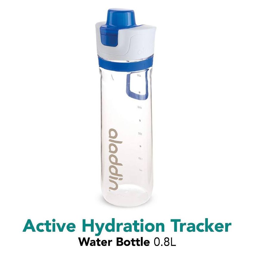 Aladdin Active Hydration Tracker Water Bottle 0.8L
