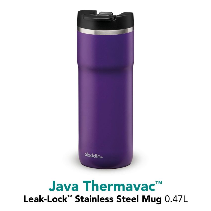 Aladdin Barista Java Thermavac Leak-Lock Stainless Steel Travel Mug 0.47L