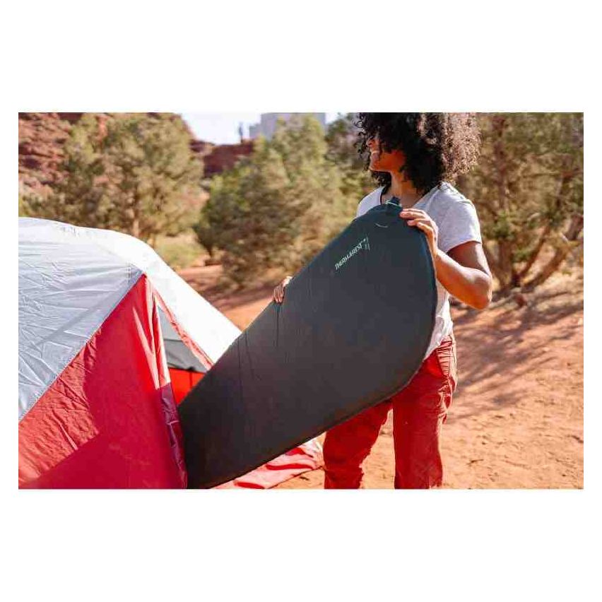 Thermarest Trail Scout Sleeping Mat Large Deep Forest -  Forge Grey