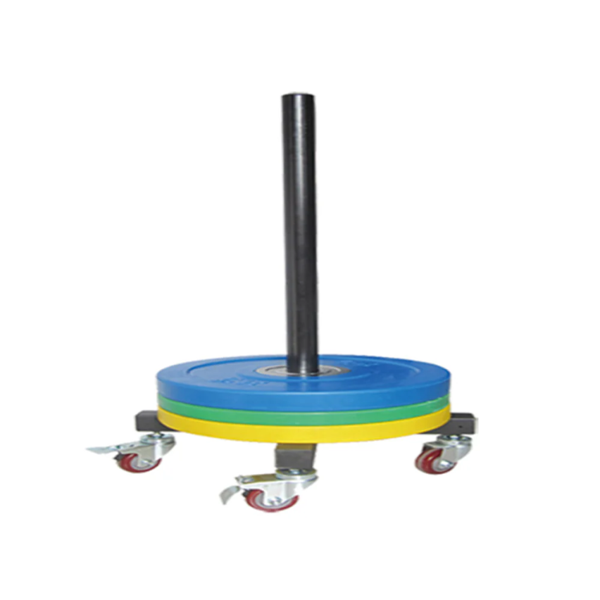 1441 Fitness Weight Plate Stand with Wheels 