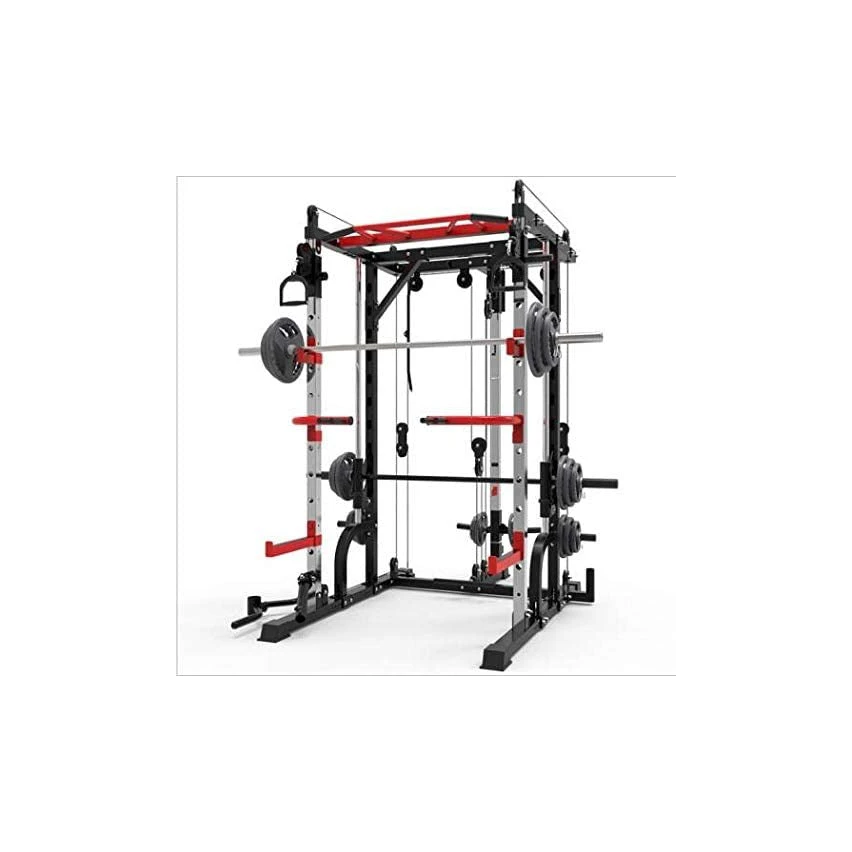 1441 Fitness Heavy Duty Smith Machine with Cable Crossover & Squat Rack - J009  