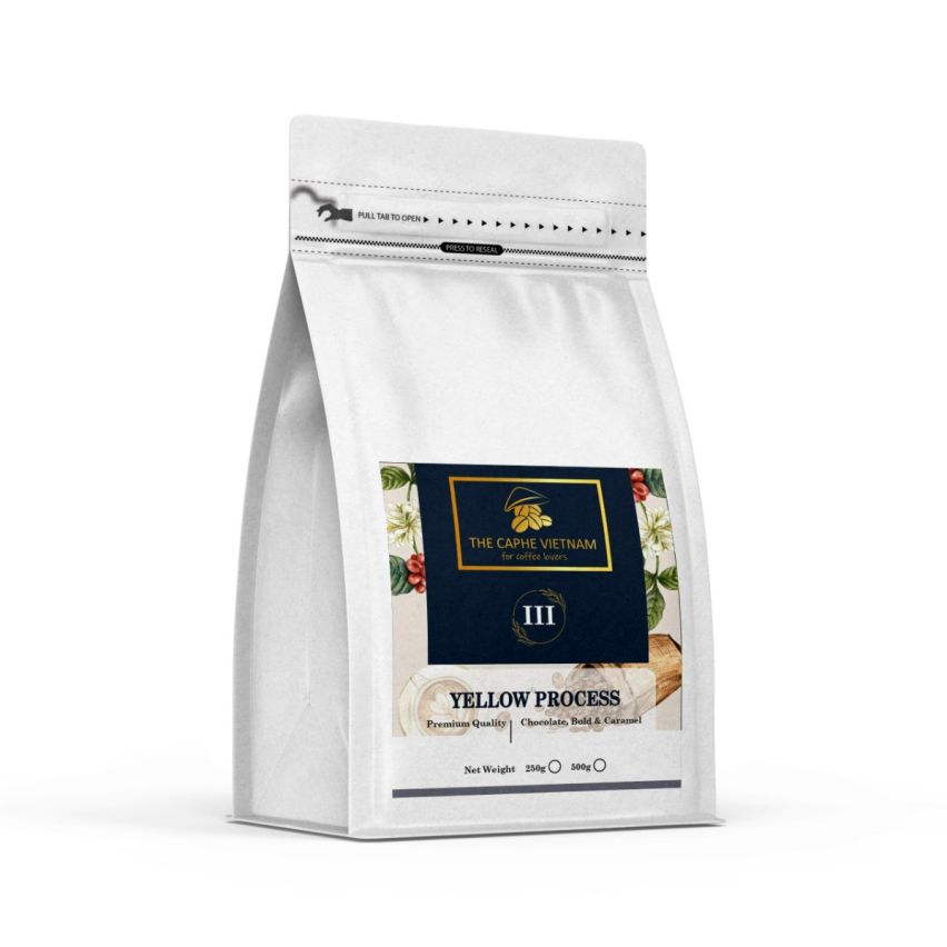 The Caphe Vietnam Premium Quality (Yellow Process) Vietnamese Whole Beans Coffee 1kg
