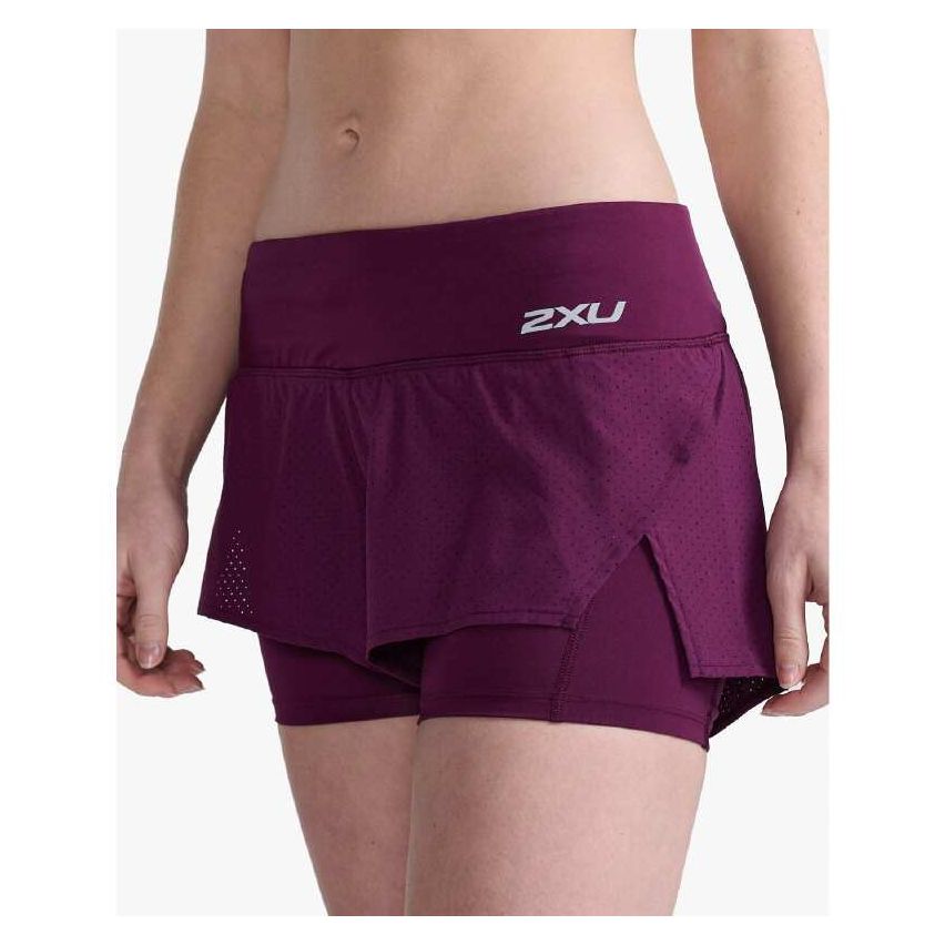 2XU Women's -Aero 2-IN-1 4 Inch Shorts