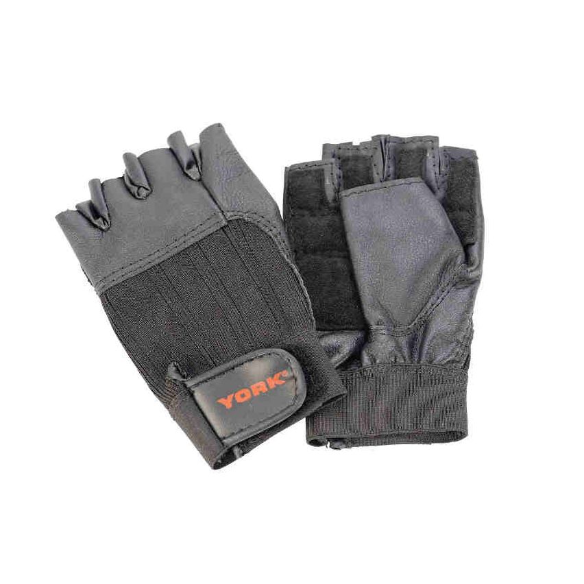 York Fitness Delux Leather Workout Glove