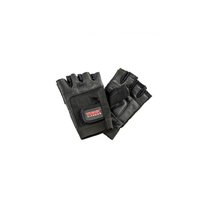 York Fitness Leather Weight Lifting Gloves - 20080111